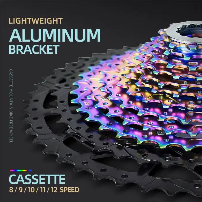 Cassette VTT VG SPORTS 8-12 Vitesses - Pignons Séparés Compatibles Roue Libre - Pièces Vélo