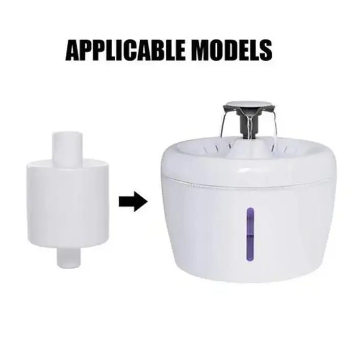 Paquet de 6 filtres à charbon actif Triple Filtration pour Els Pet 2,5 l chat fontaine d'eau filtre