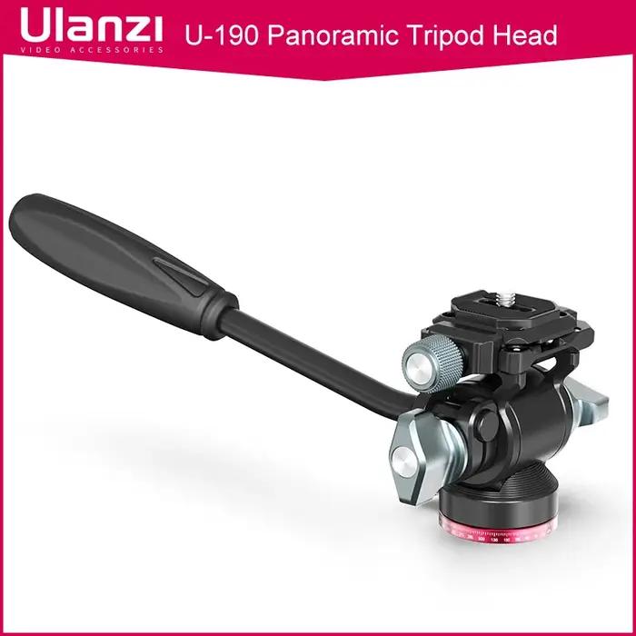Ulanzi U-190 tête de trépied panoramique tête de vidéo fluide hydraulique pour trépied monopode supp