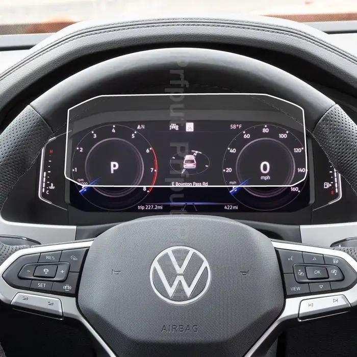 Pour Volkswagen VW Tiguan Atlas 2018 2019 2020 verre trempé voiture tableau de bord moniteur Film pr