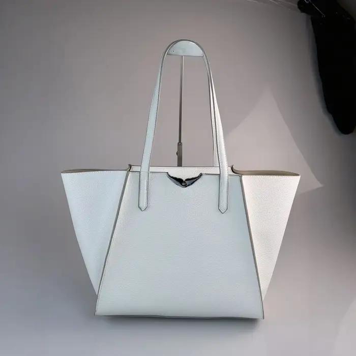 Nouveau Sac Fourre-Tout Grande Capacité pour Femme 2026 - Design Aile Tendance, Poignée Supérieure É