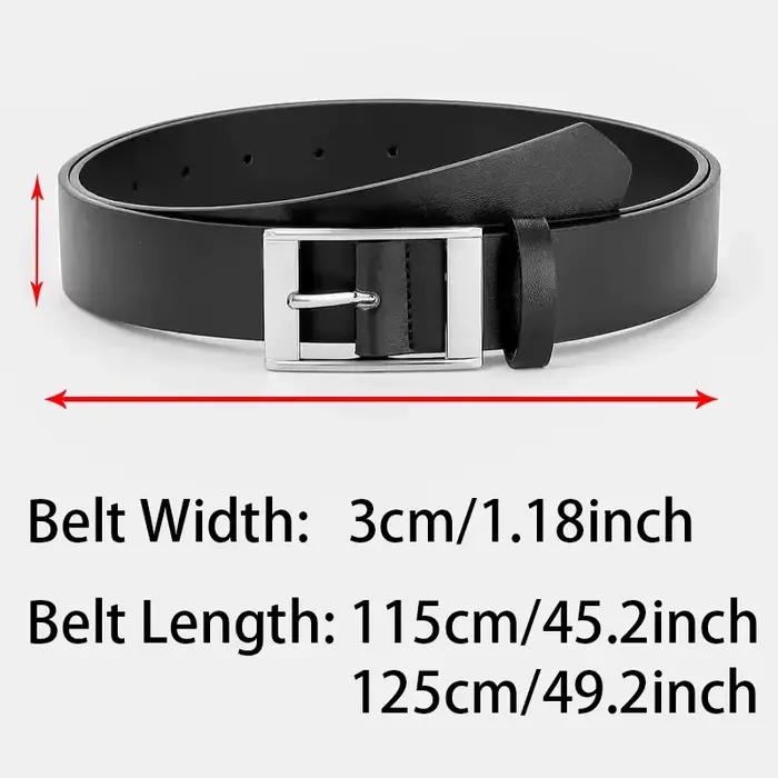 Nouvelle ceinture de luxe pour hommes ceinture en cuir PU boucle ardillon en métal de haute qualité