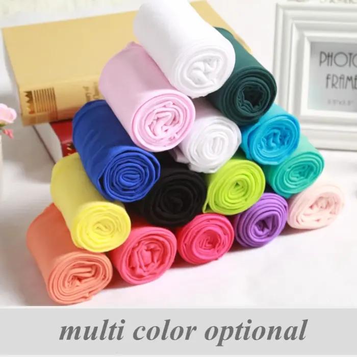 Collant de brevde Ballet en Velours pour Fille, Bas de Couleur Unie, Blanc, Collection Printemps et