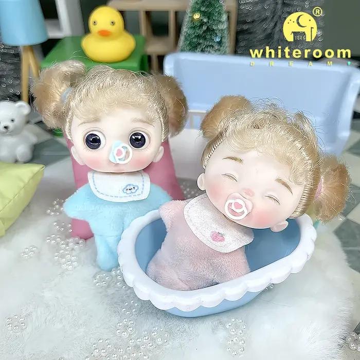 Mini jouets de poche pour filles, vêtements de poupée, bébé mignon souriant, maquillage du corps, po