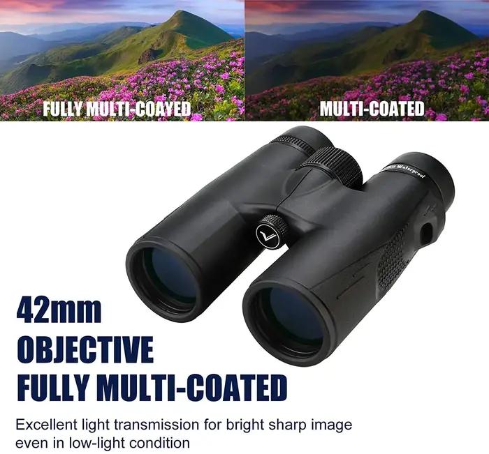 Svbony SV47 – jumelles 10x42 HD, étanches, pour l'observation des oiseaux, pour adultes, lentille FM