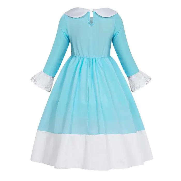 Robe Rosalina pour filles, costume d'Halloween pour enfants, robe de princesse à manches longues pou
