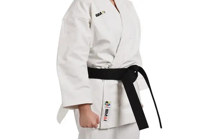 Karategi SMAI 14OZ PREMIUM KAMINARI X - Uniforme officiel WKF approuvé pour compétition Kata