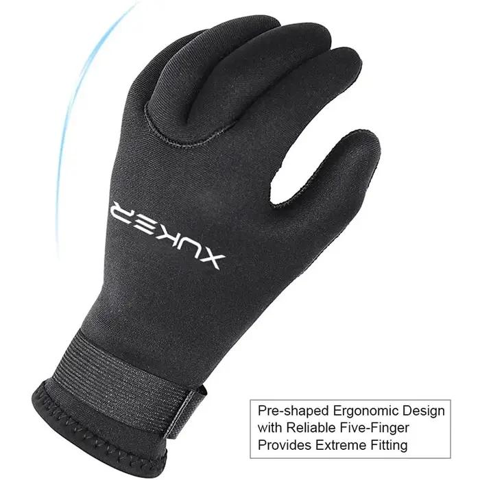 Gants de plongée en néoprène 3mm 5mm, garde au chaud pour la plongée en apnée, le surf, le kayak, le