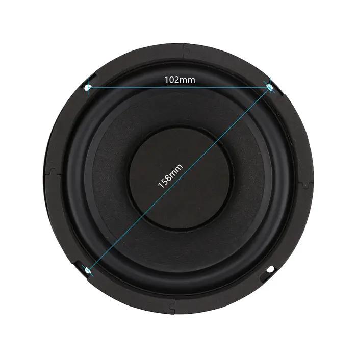 AIYIMA 1 pièce Subwoofer 6,5 pouces 4/8 Ohm 80W Super Bass Woofer Haut-parleur Home Cinéma pour Ence
