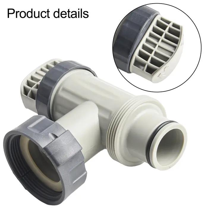 Valve à piston de piscine de remplacement en plastique, 2 pièces, pour Intex 10747 sol, pompe à filt