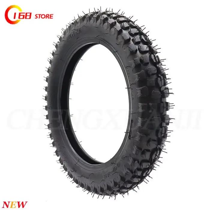 Pneu et chambre à air de haute qualité 3.00-12 80/100-12, pneu de 12 pouces pour moto tout-terrain, motocross, dirt bike