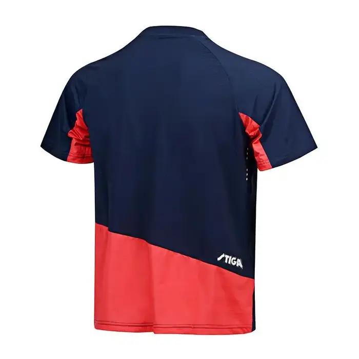 STIGA – haut de Tennis de Table pour hommes et femmes, imprimé dégradé, vêtements de sport à manches