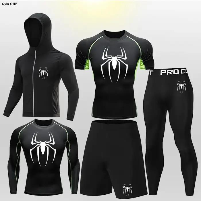 2099 Spider super-héros combinaison de Compression enfants Rashguard Jiu Jitsu Fitness maillots de b