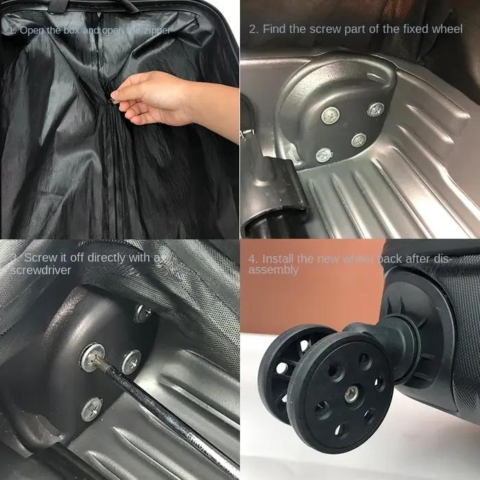 Convient pour Samsonite JY-109 valise roue remplacement chariot cas universel roue accessoires répar