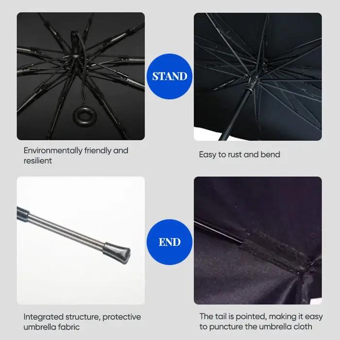 Parasol pare-soleil avant de voiture avec anneau de traction, protection pare-brise, visière solaire