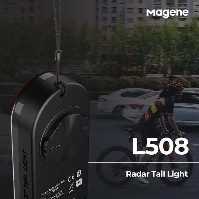 Magene vélo Radar feu arrière phare vélo éclairage arrière intelligent selle tige de selle Ebike LED