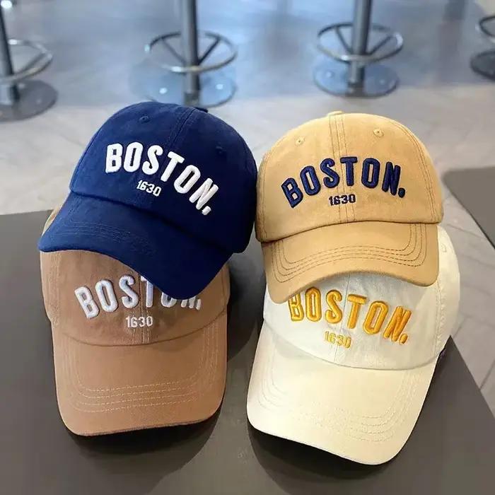 Casquette de Baseball avec lettres solides pour enfants, chapeau de soleil brodé pour filles et garç