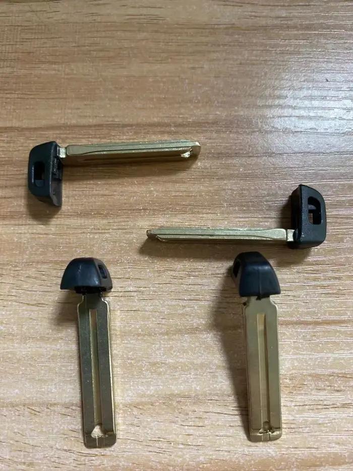 Keychannel 10 pièces insérer lame de clé de voiture TOY48 TOY40 HY22 télécommande intelligente d'urg