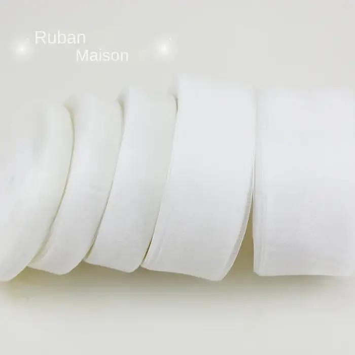(50 yards/rouleau) rubans en Organza 12/15/20/25/40/50mm
