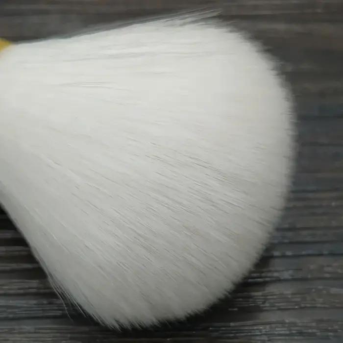 Dscosmetic – brosse de rasage en poils synthétiques en cachemire, 24mm, dense, doux, tout blanc, ave