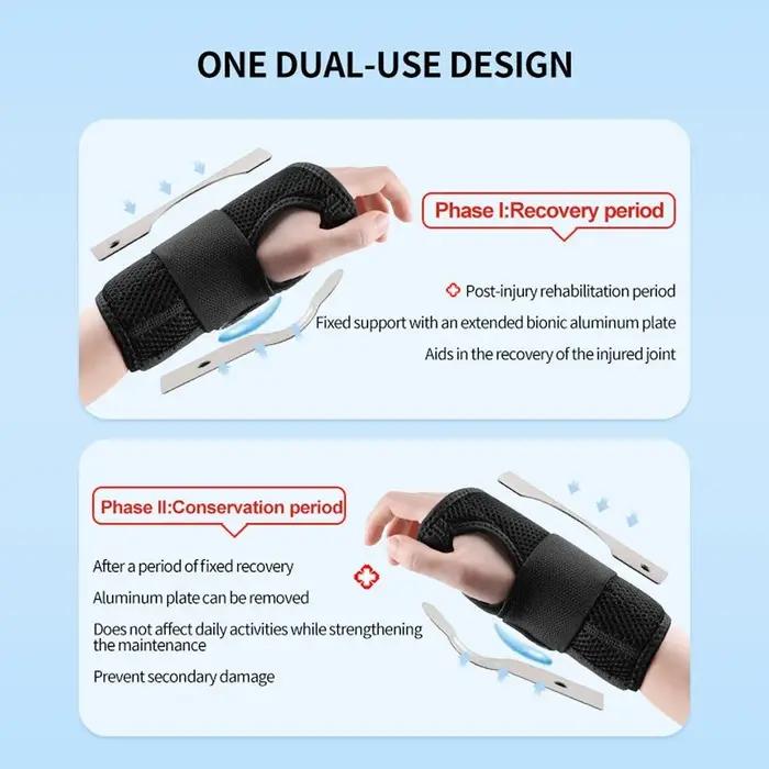 LOOGDEEL-Attelle de support de poignet respirante pour homme, attelle professionnelle, bracelet pour