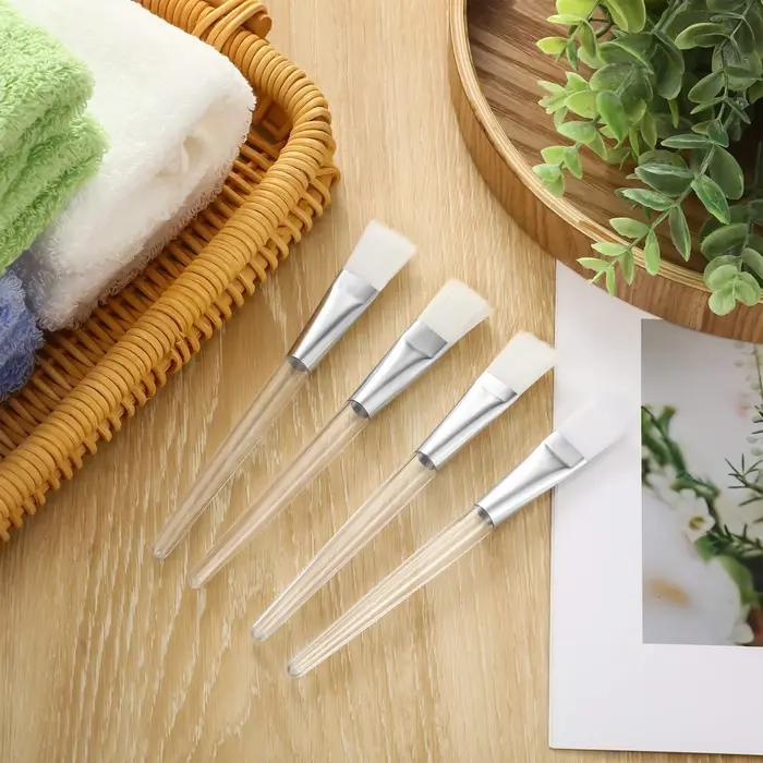 16 pinceaux pour masque facial - outils professionnels pour cosmétiques et soins de la peau, poils e