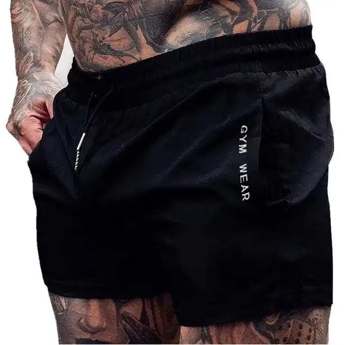 Shorts de sport tissés pour hommes, collection été 2026 – Pantalons de survêtement fins et tendance