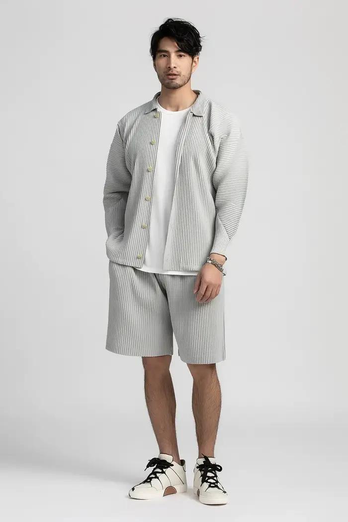 Miyake short plissé pour hommes vêtements Shorts décontractés amples vêtements d'été pour hommes Sho