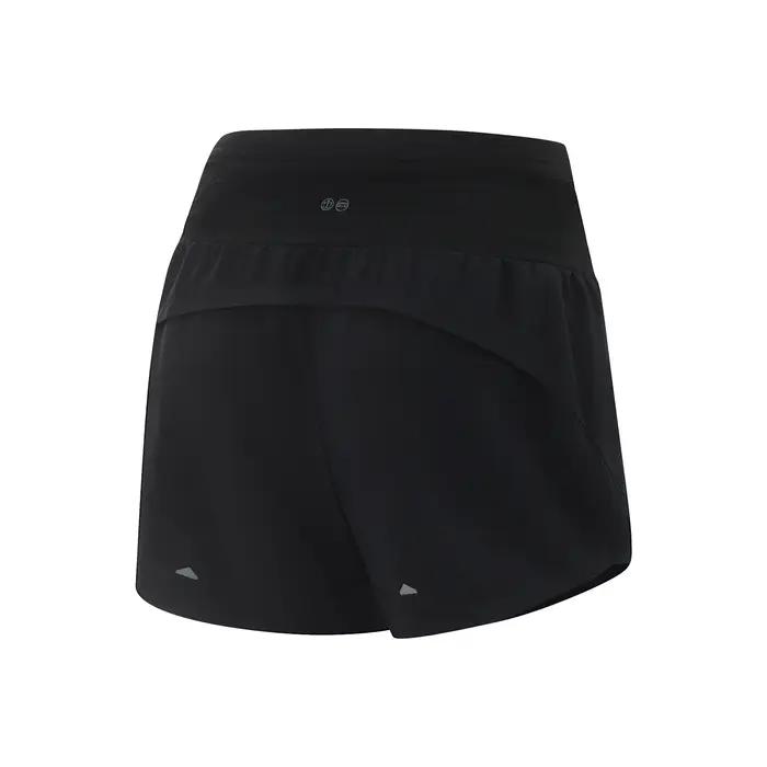 Li-ning short de course pour femme à sec 88% Polyester 12% élasthanne réfléchissant doublure de tail