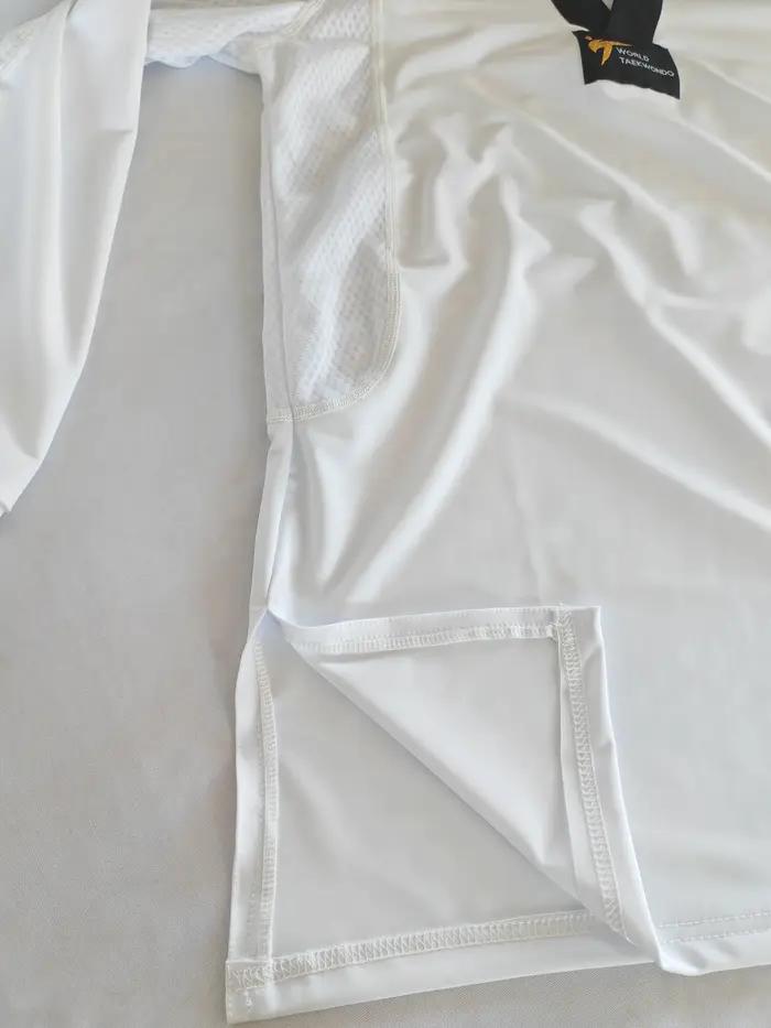 Uniforme de Taekwondo Professionnel Leger Extensible Competition Séchage Rapide Enfant Adulte Occasions Spéciales