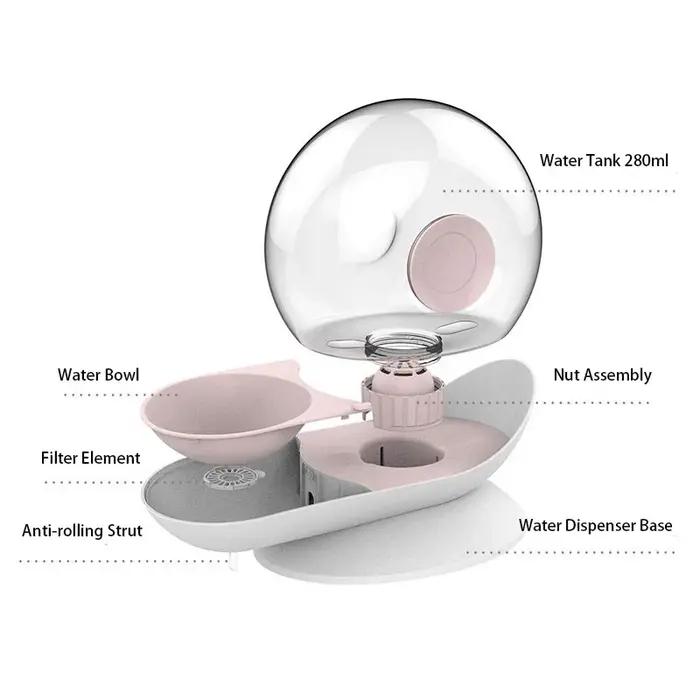 Filtre de fontaine d'eau pour chat, 6 pièces/12 pièces, pour bulle d'escargot, filtres de remplaceme