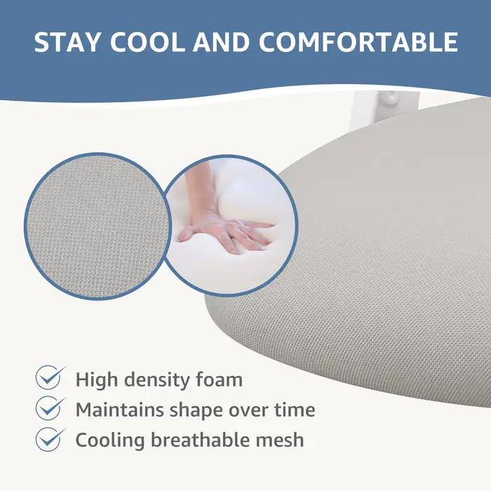 JHK – chaise de bureau ergonomique en maille, bras rabattables, appui-tête réglables, Support lombai