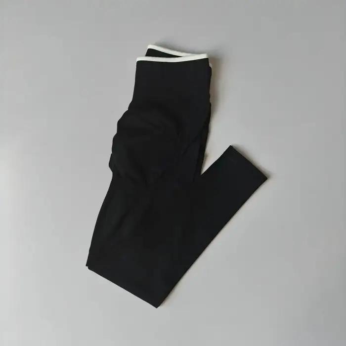 Pantalons de Yoga taille haute sans couture pour femmes, Leggings de contrôle du ventre, extensibles