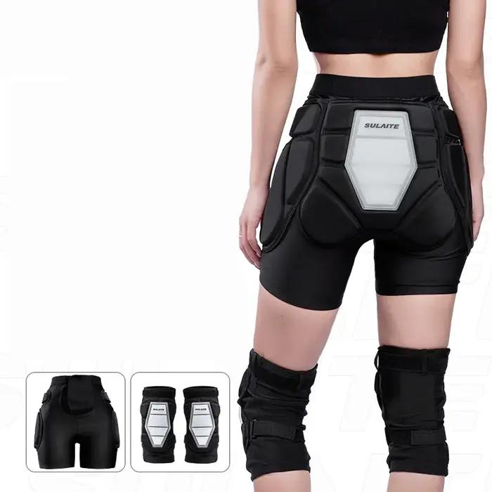 Short de protection rembourré 3D, protection des fesses, équipement en Silicone EVA avec genouillère