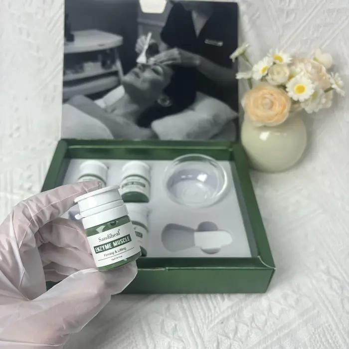 Masque enzymatique allemand pour le visage, ensemble de thérapie enzymatique, protéase, hydratant, é