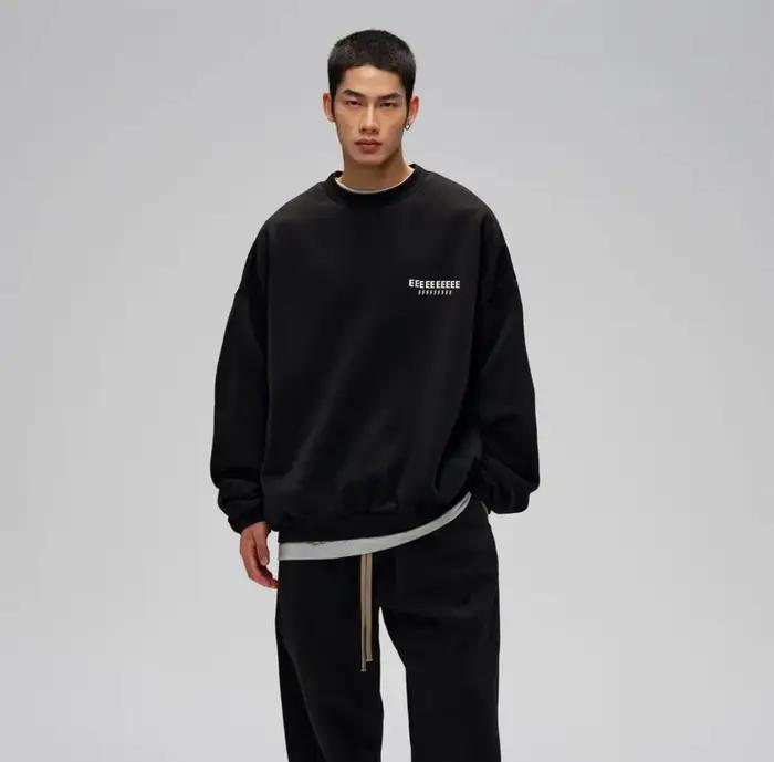 La Collection de retour à l'école sweats col rond pull à capuche marque américaine à la mode pull sw