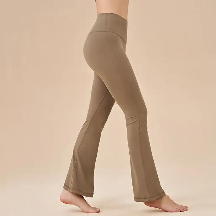 SOISOU – pantalons de sport pour femmes, Leggings de Yoga, bas à cloche, serrés, élastiques, respira