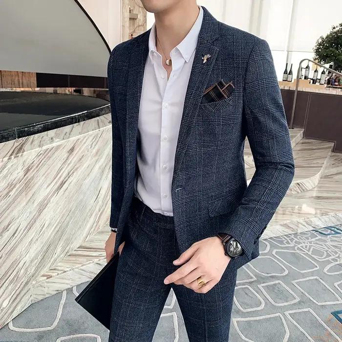 Blazer grande taille 7XL pour hommes, mode Business, Style italien, lin, loisirs, mariage pour emplo