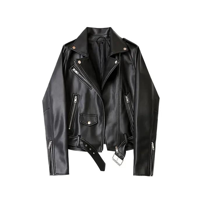 Dames 2025 printemps et automne nouvelle couleur bonbon beau ceinture de moto épaulettes détachables