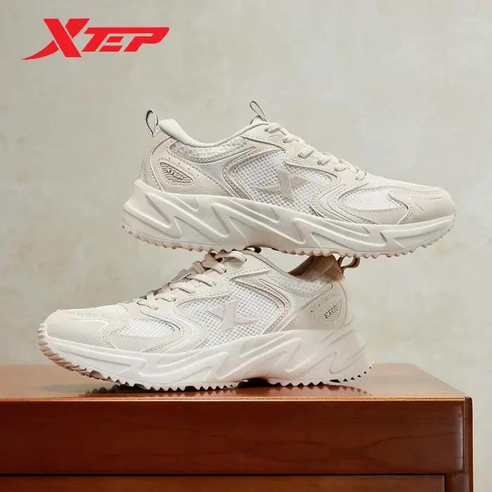 Chaussures femmes Xtep décontractées été - Baskets trekking vintage stabilité résistance usure
