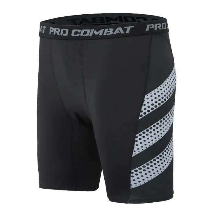 Short de compression basket-ball hommes - Pantalon entraînement fitness football yoga haute élasticité