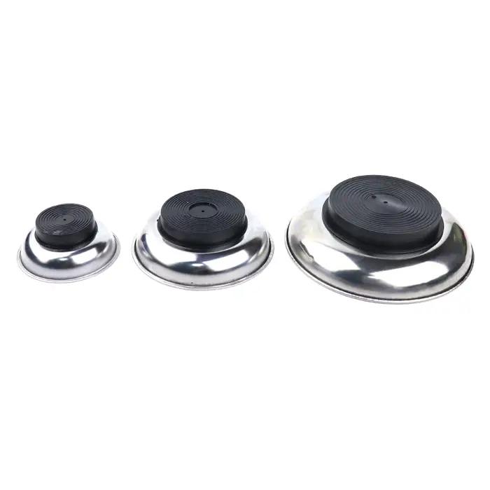 Plateau magnétique circulaire 3 "/4"/6 ", pièces magnétiques, bol, plateau de rangement de vis, plat