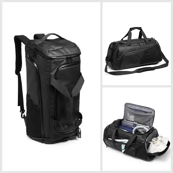 Sac de sport pour hommes, grande capacité, entraînement, Fitness, sac de sport, sac à dos sec et hum
