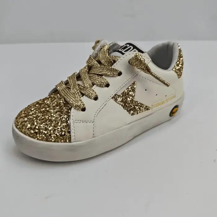 Enfants mode automne printemps enfants étoile conseil chaussure fille couleur bloquant chaussures dé