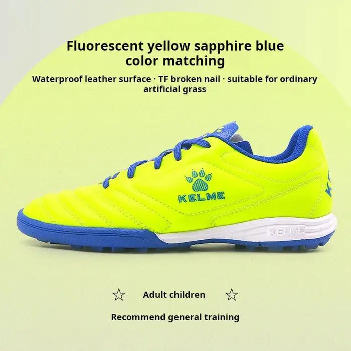 Chaussures Football Kelme Tf Broken Nail Adultes Jeunes - Antidérapantes Gazon Artificiel Jeu à 5 Compétition