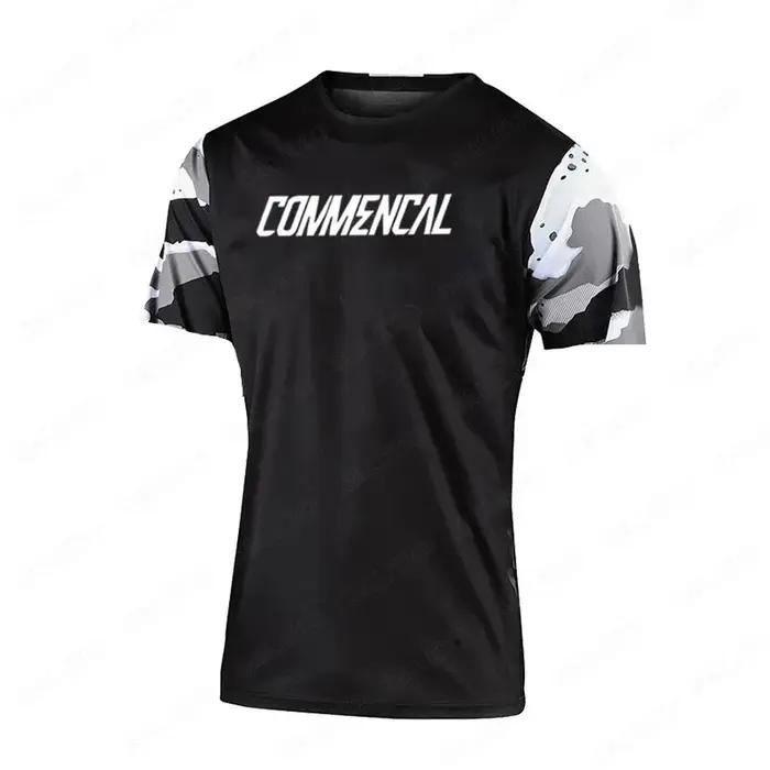 2024 hommes à manches courtes descente maillots vtt VTT chemises tout-terrain DH moto maillot été Motocross Commencal Ci
