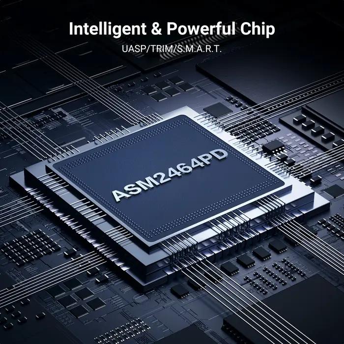 Boîtier SSD NVMe UGREEN 40 Gbps M.2 vers USB4.0, compatible avec les SSD M.2 NVME PCIe, avec dissipa