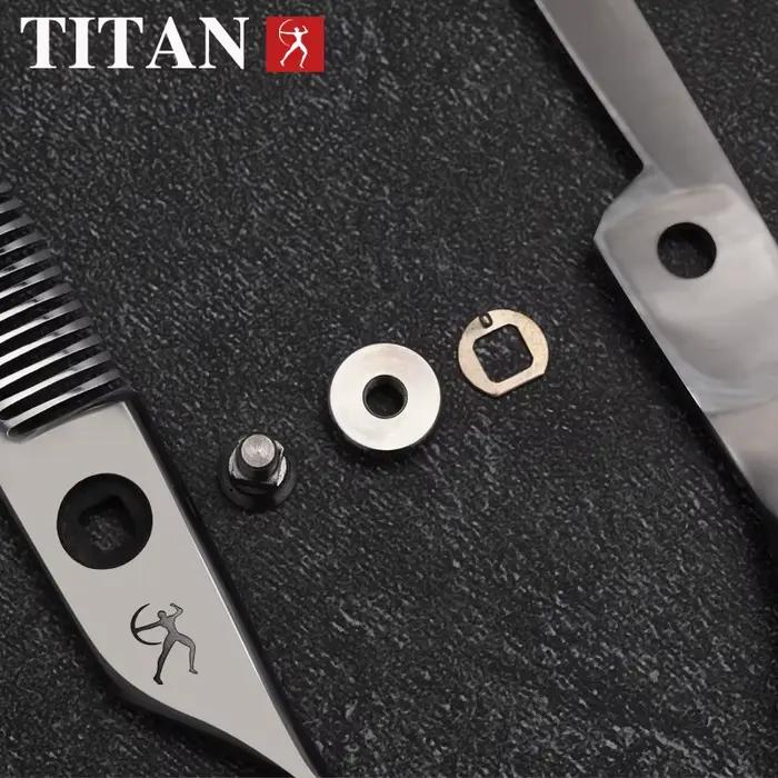TITAN professionnel 6 pouces coupe de cheveux ciseaux coupe salon ciseaux barbier ciseaux amincissan