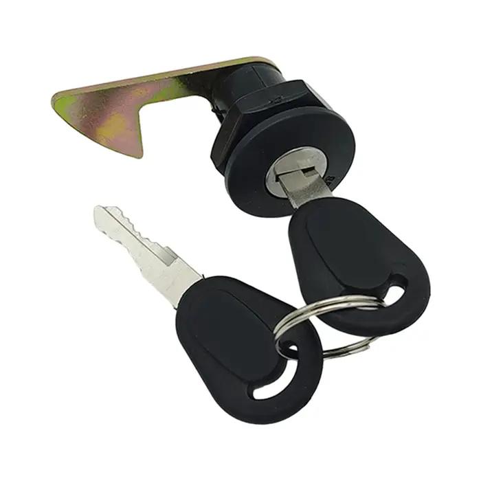 2 clés + 1 serrure boîte arrière de voiture électrique serrure de coffre de moto serrure de coffre a