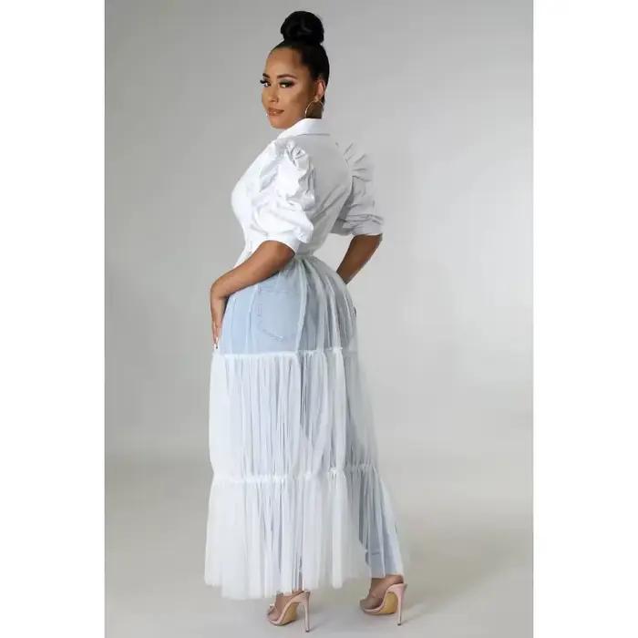 Robe chemise décontractée personnalisée grande taille pour femme vêtement d'été uni manches courtes boutonnage simple occasions quotidiennes sorties entre amis